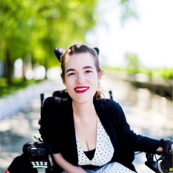 Woman in a wheelchair